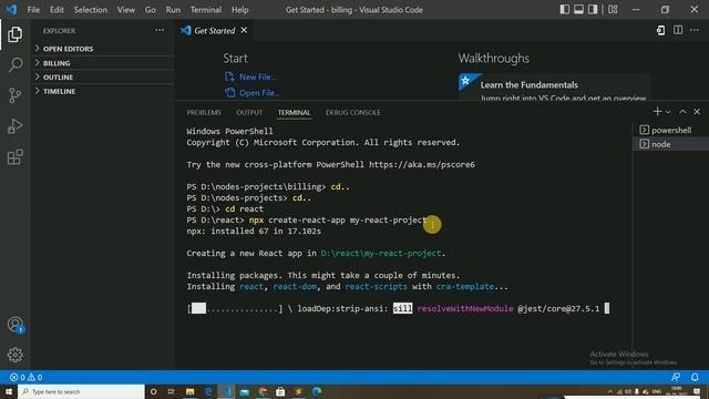 React Js tutorial Part -1 | React Installation смотреть онлайн