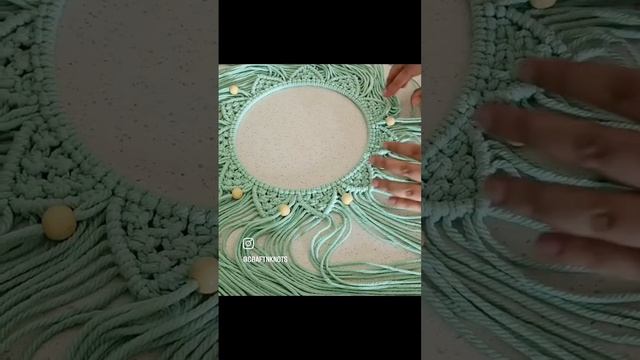 Macrame mirror wall hanging | craft'nknots смотреть онлайн