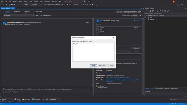 Acumatica Team Development using Git, Visual Studio 2019 and Azure DevOps - Part 1 of 2 смотреть онлайн