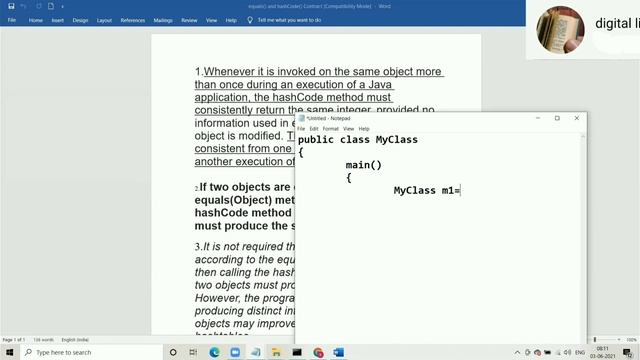 # video 121# Concepts of JAVA Programming - hashcode смотреть онлайн