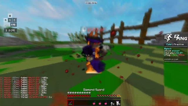 EL USA REACH CONTRA MI PERO YO TENGO 10MS ? (clicks ASMR) | Minecraft PvP смотреть онлайн
