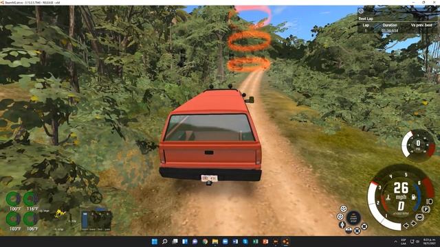 BeamNG.drive (Time Trials) (Chevrolet Silverado (2014) [4x4 Version, Bumper Defender]) смотреть онлайн