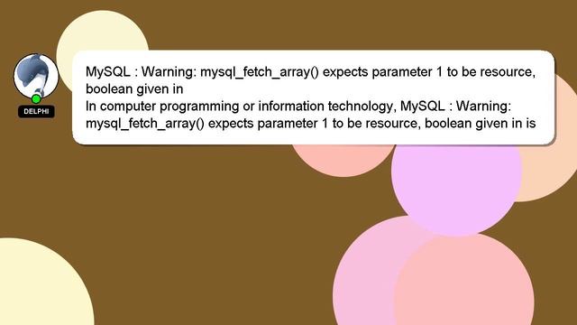 MySQL : Warning: mysql_fetch_array() expects parameter 1 to be resource, boolean given in смотреть онлайн
