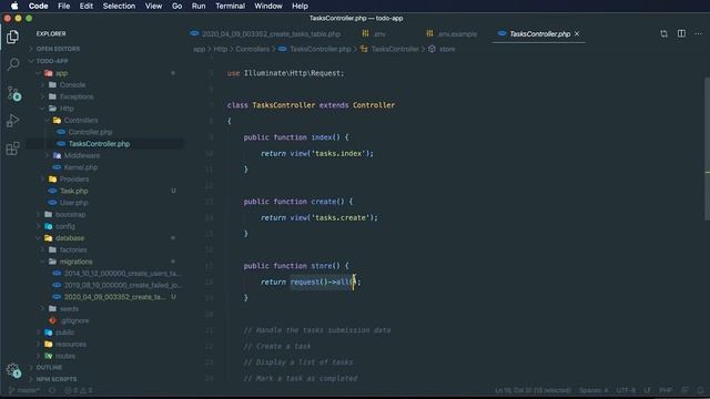 Laravel Tutorial for Beginners Step by Step: Todo App 4/8 смотреть онлайн