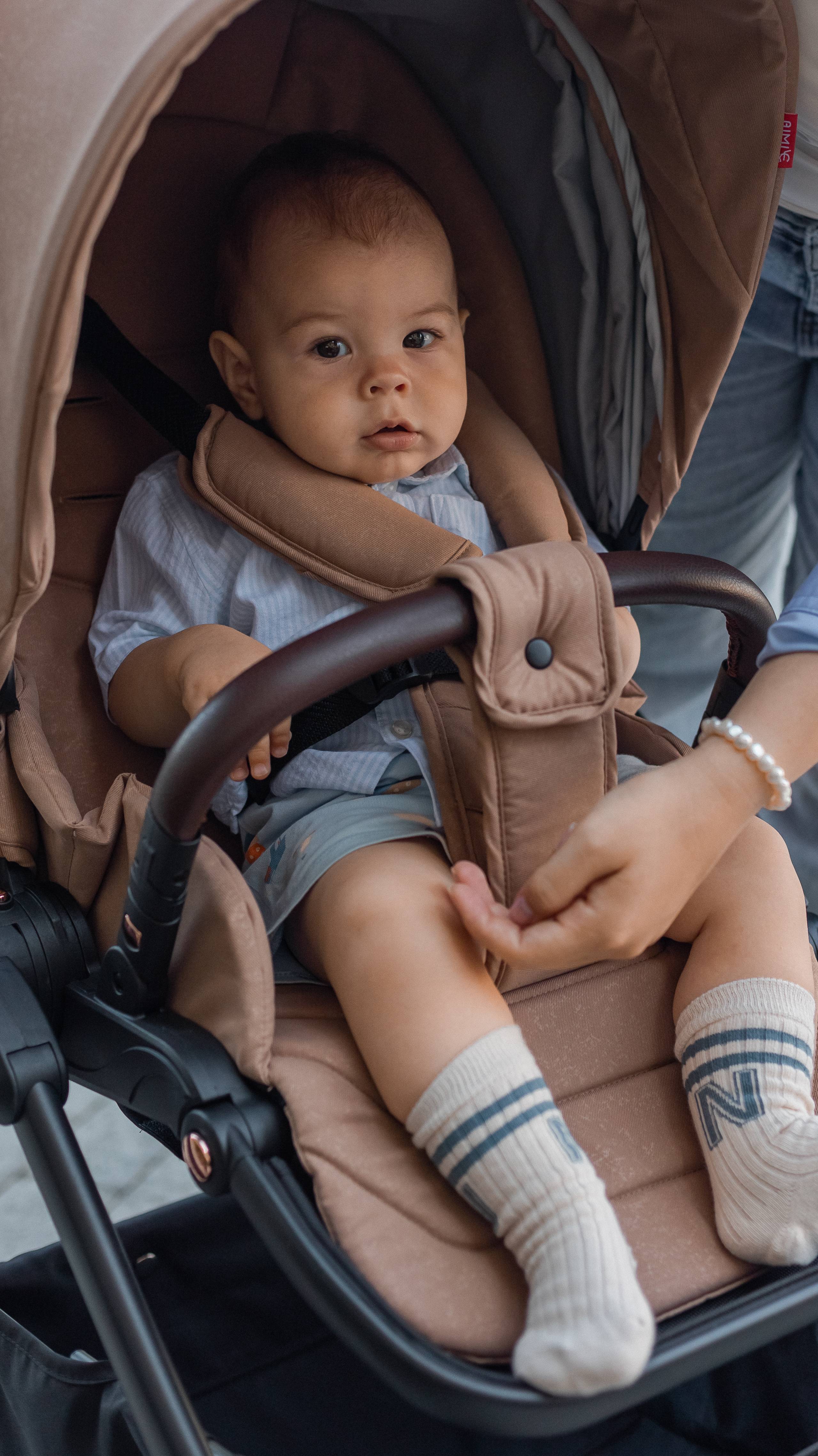 Aimile Aster 💫 Прогулочная коляска с реверсивным блоком 🤗 смотреть онлайн