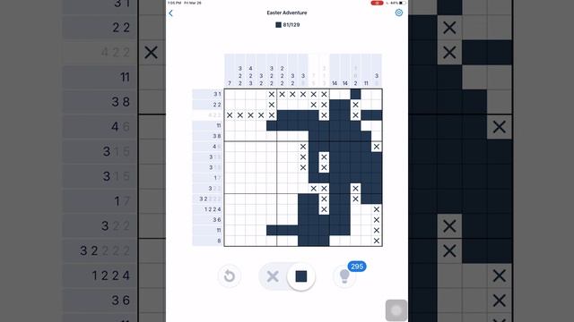 Nonogram Easter Adventure 2021 Postcard 2 Puzzle 33 смотреть онлайн