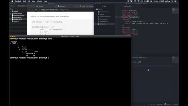 Learn Basic of NodeJS, NPM, Babel, and WebPack: Modern JavaScript | Eduonix смотреть онлайн