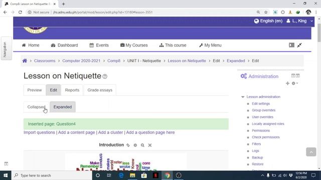 How to Add Lesson in Moodle Course смотреть онлайн