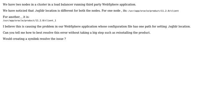 DevOps & SysAdmins: Different sqlldr locations on load balanced nodes смотреть онлайн