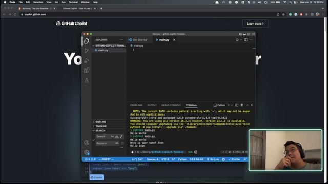 Github Copilot writes me random number guesser game! смотреть онлайн