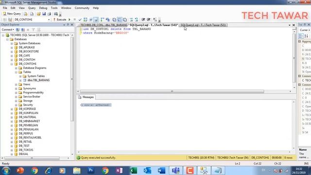 Belajar SQL - Query Delete atau Hapus Data смотреть онлайн