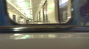 Поездка на поезде метро Номерной Площадь Гарина-Михайловского Золотая Нива-Пл.Гарина-Михайловского