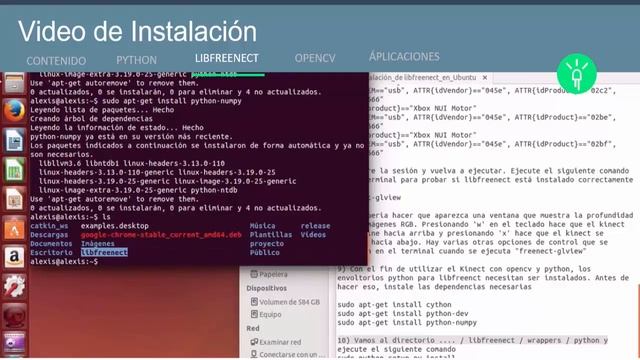 COMO USAR SENSOR KINECT CON PYTHON Y OPENCV смотреть онлайн