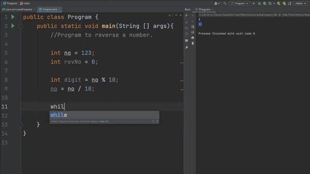 Reverse number program in Java - Explained in 3 minutes смотреть онлайн