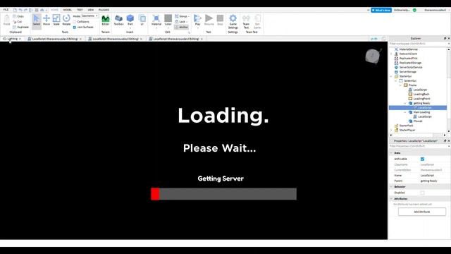 A Simple Loading Screen In Roblox Studio. смотреть онлайн