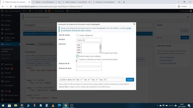 ? CURSO WORDPRESS ? FORMULARIO WORDPRESS - Plugin Contact Form 7 [Cap. #10] смотреть онлайн