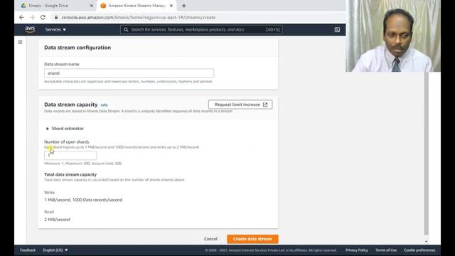 AWS Kinesis Data Stream Lab - Anand K смотреть онлайн