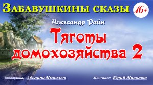Александр Райн "ТЯГОТЫ ДОМОХОЗЯЙСТВА - 2" Читает Аделина Миколюк.  Возрастная категория: 16+