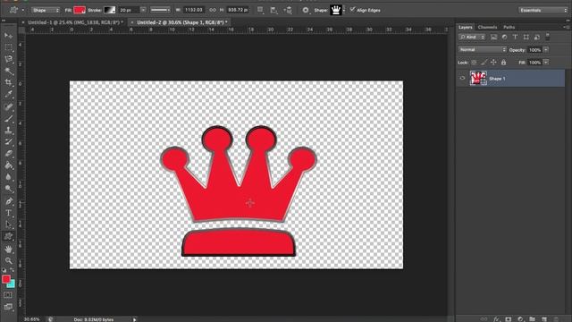 How to add shapes like callout, speech bubbles, arrows, symbols in Photoshop смотреть онлайн