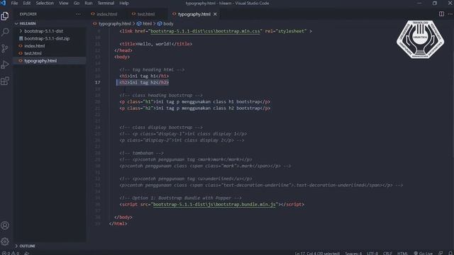 Typography pada Bootstrap | Tutorial Bootstrap #3 смотреть онлайн