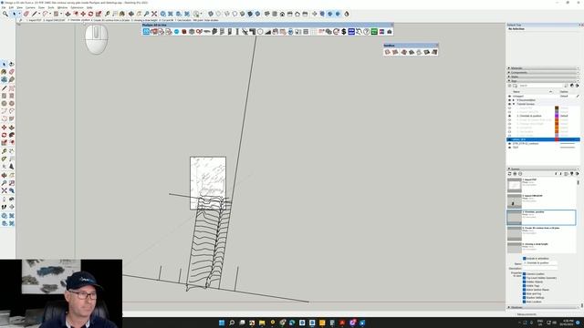 Design a 3D site from a 2D PDF DWG Site contour Topography survey plan inside PlusSpec and Sketchup смотреть онлайн