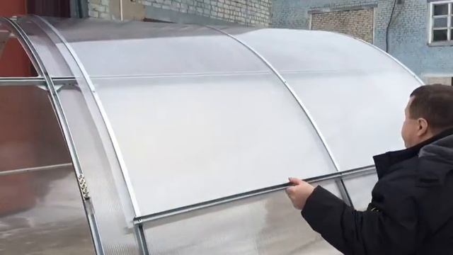 Теплица Слава МКС со сдвижной крышей смотреть онлайн