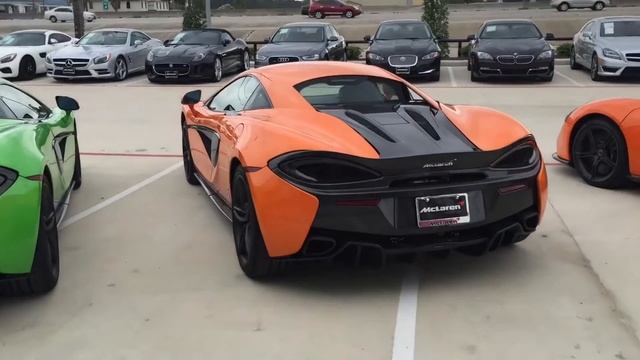 McLaren 570S exotic supercar test drive at McLaren Houston Texas смотреть онлайн