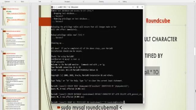 Install Roundcube Webmail On Debian
