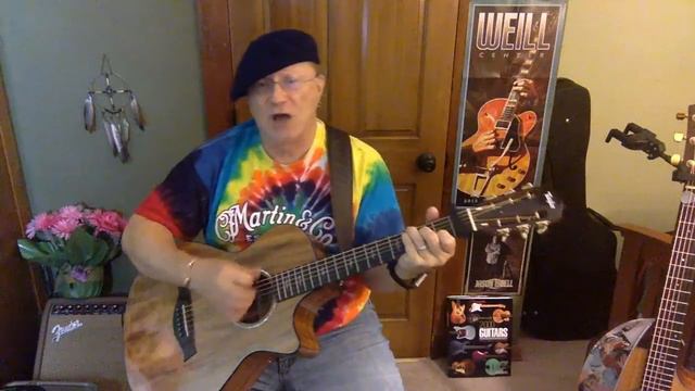 2131 - Anthem - Leonard Cohen vocal & acoustic guitar cover & chords смотреть онлайн