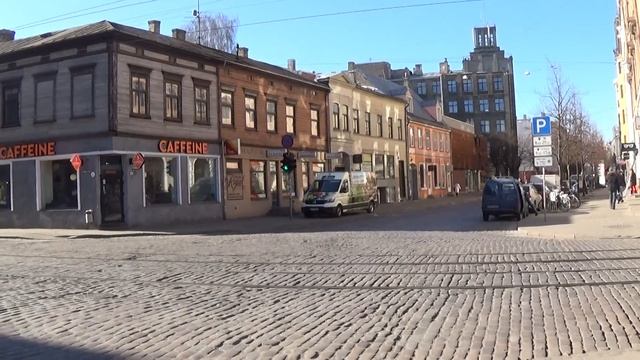 Обзор Риги. Ул. Тербатас смотреть онлайн