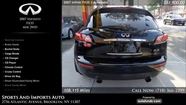 Used 2007 Infiniti FX35 | Sports And Imports Auto, Brooklyn, NY смотреть онлайн