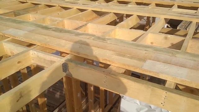 Межэтажное перекрытие в каркасном доме. смотреть онлайн
