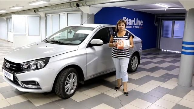 Установка сигнализации StarLine А93 для Lada Vesta в Фирменном Центре StarLine Тольятти смотреть онлайн
