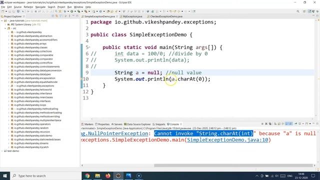 Java Tutorial For Beginners | Exceptions In Java | Exception Handling In Java | SimpliCode смотреть онлайн