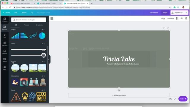 How To Create A Youtube Banner With Canva смотреть онлайн