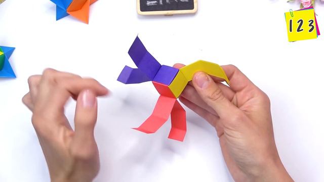 3 Craft ideas | Moving PAPER TOYS | PAPER TOYS antistress смотреть онлайн