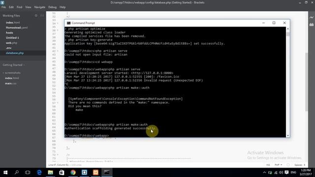 ตอนที่ 3 : การสร้างระบบ Login ด้วย Laravel 5.4 Framework смотреть онлайн