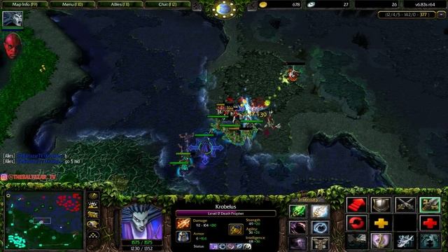 DOTA KROBELUS vs SHADOW FIEND (SUPER HARD GAME) смотреть онлайн