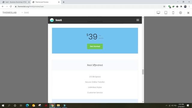 SaaS: Business Bootstrap HTML Template смотреть онлайн