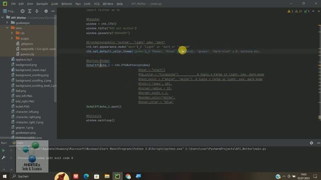 Python - customtkinter BUTTON смотреть онлайн