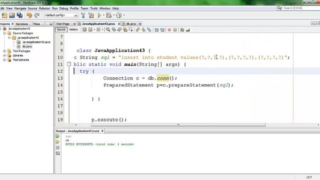 36- Java Course Level 4 (prepared statement multedata inserted and update) смотреть онлайн