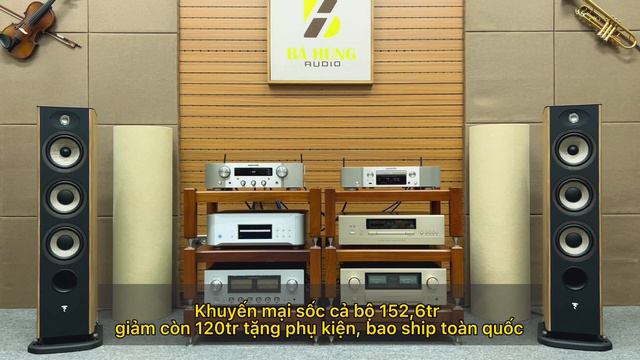 Khuyến mại sốc giảm hơn 30tr combo, loa Focal Aria 926, Amply Marantz PM7000N, CD Marantz ND8006 смотреть онлайн