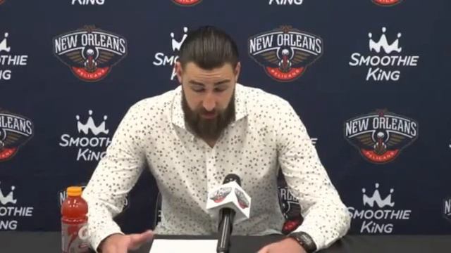 Jonas Valanciunas postgame; Pelicans beat the Suns смотреть онлайн