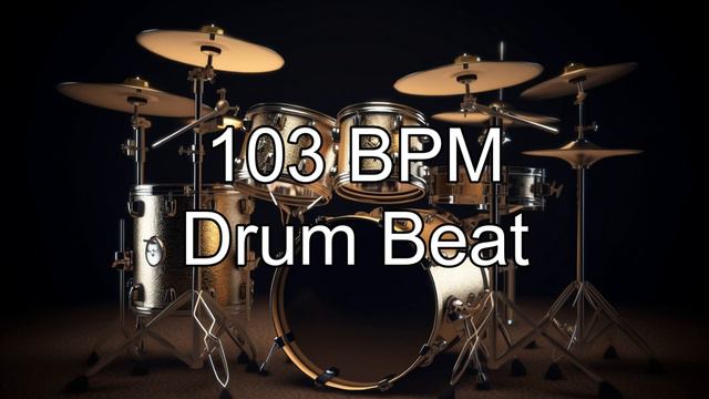 103 BPM Funky Groove Drum Beat for Jamming & Practice смотреть онлайн