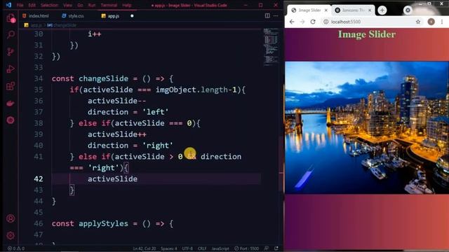 Build a Image Slider using HTML , CSS and JavaScript in Tamil смотреть онлайн