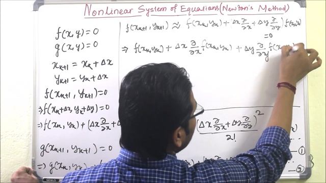 Lecture 2 :~ NEWTON'S Method for Nonlinear System of Equations | JACOBIAN | Numerical Analysis смотреть онлайн