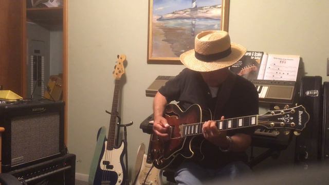 IBANEZ AG95QA HOLLOWBODY GUITAR {DEMO} Song: "ROAD HOG" смотреть онлайн