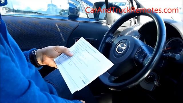 Mazda remote keyless entry key DIY programming, keyfob only (DOORS ONLY) смотреть онлайн