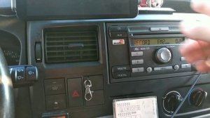 Как ввести код магнитолы Форд Транзит или как достать магнитолу. 6000CD