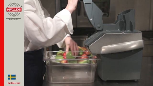 Dice your vegetables and fruits with HALLDE Vegetable Preparation Machine! смотреть онлайн